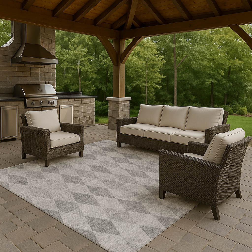 Dalyn Rugs The Reserve  Gray  Geometric