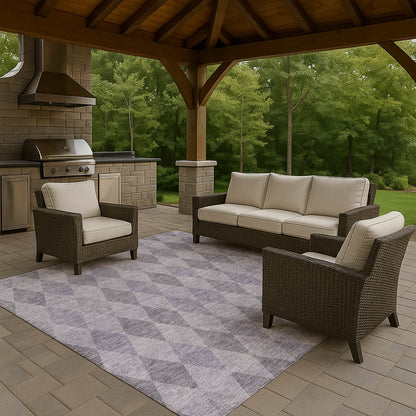 Dalyn Rugs The Reserve  Lavender  Geometric