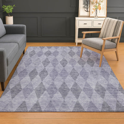 Dalyn Rugs The Reserve  Lavender  Geometric