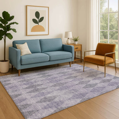 Dalyn Rugs The Reserve  Lavender  Geometric