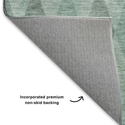 Dalyn Rugs The Reserve  Teal  Geometric
