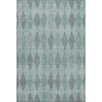 Dalyn Rugs The Reserve  Teal  Geometric