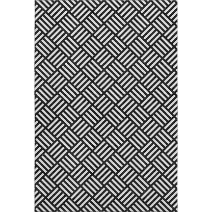 Dalyn Rugs The Reserve  Black  Geometric