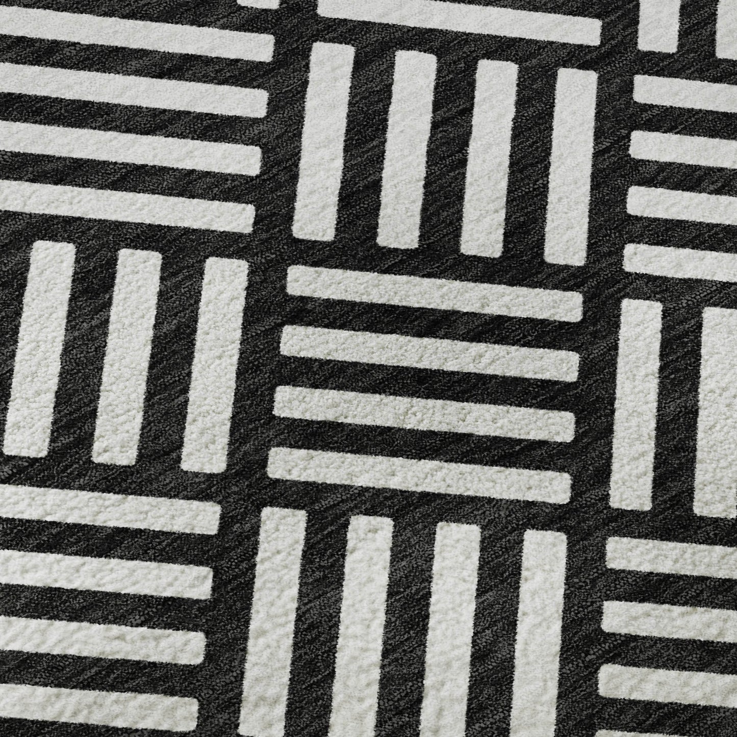 Dalyn Rugs The Reserve  Black  Geometric