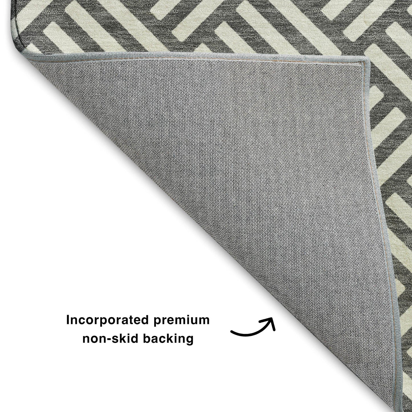 Dalyn Rugs The Reserve  Charcoal  Geometric