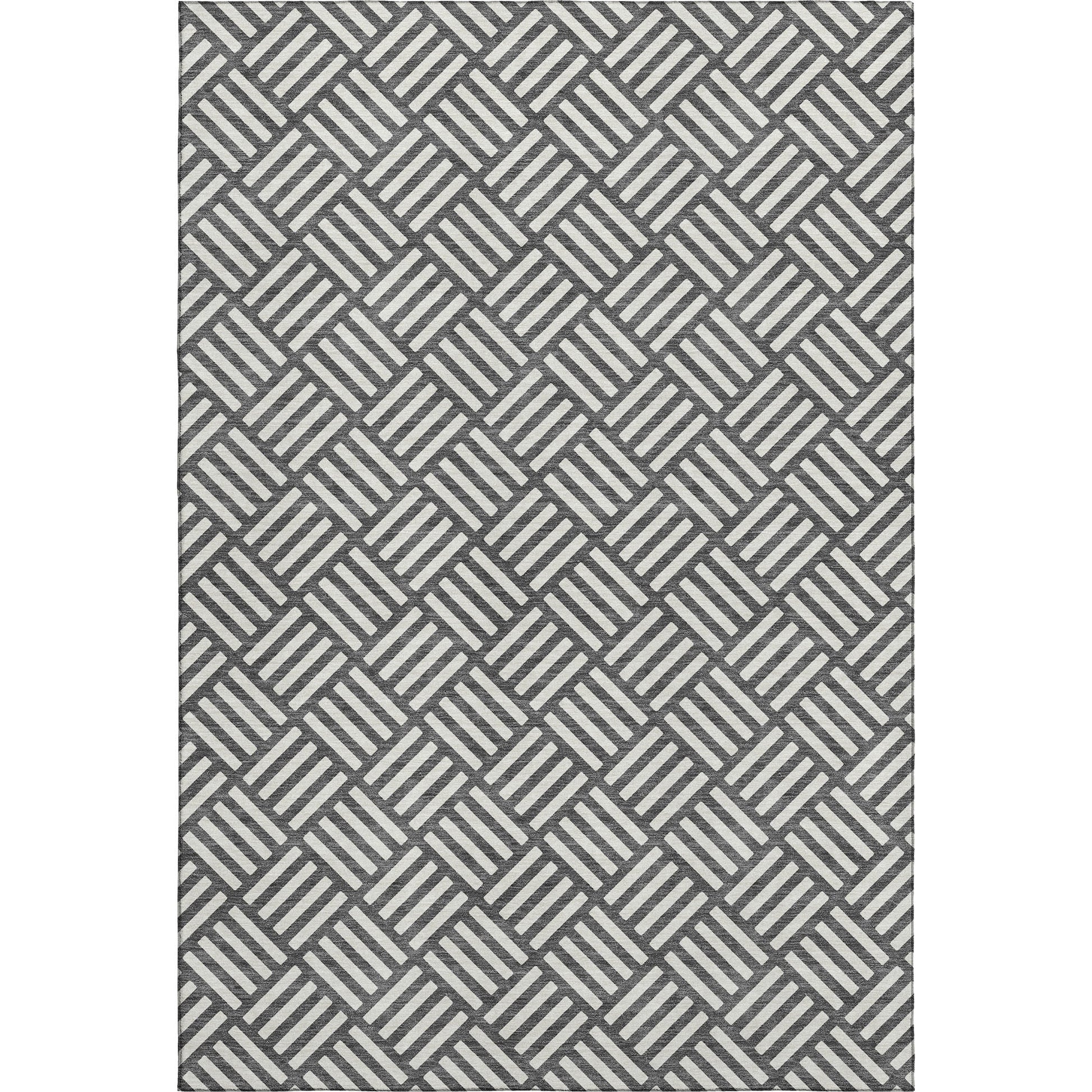 Dalyn Rugs The Reserve  Charcoal  Geometric