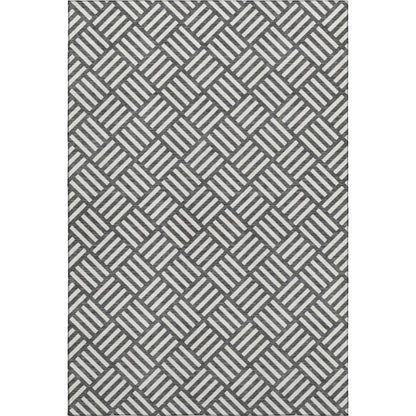 Dalyn Rugs The Reserve  Charcoal  Geometric