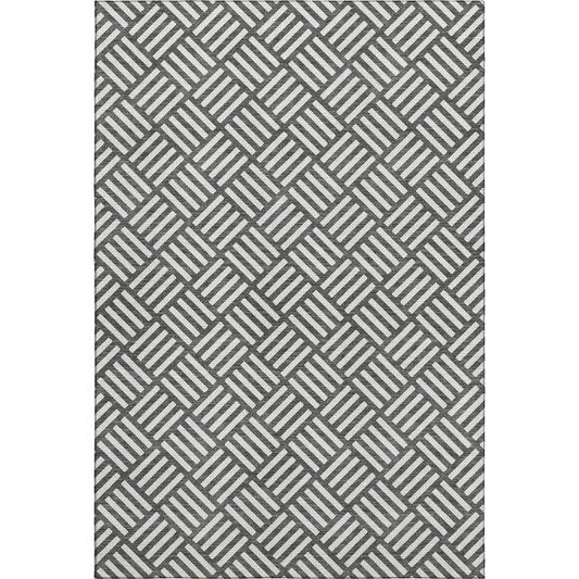 Dalyn Rugs The Reserve  Charcoal  Geometric