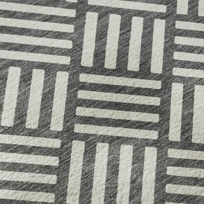 Dalyn Rugs The Reserve  Charcoal  Geometric