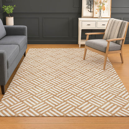 Dalyn Rugs The Reserve  Copper  Geometric