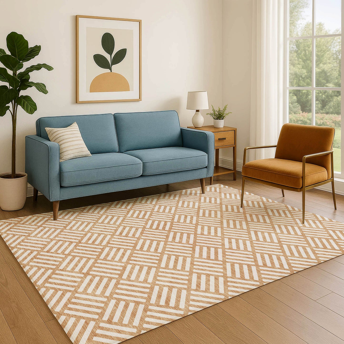 Dalyn Rugs The Reserve  Copper  Geometric
