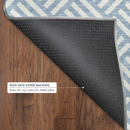 Dalyn Rugs The Reserve  Denim  Geometric