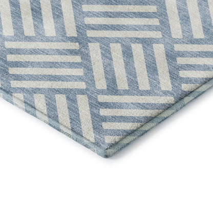 Dalyn Rugs The Reserve  Denim  Geometric