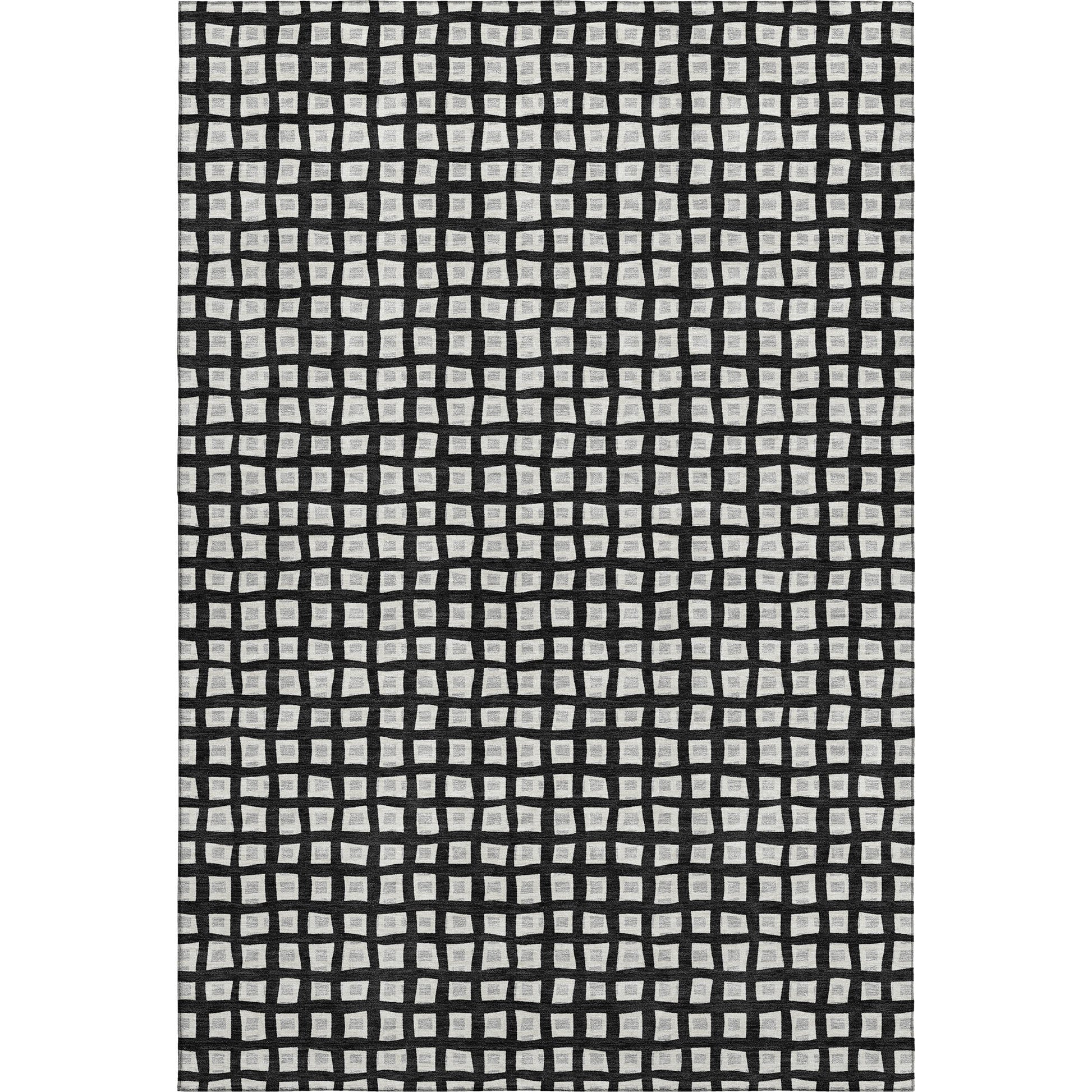 Dalyn Rugs The Reserve  Black  Geometric