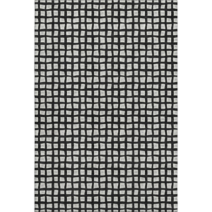 Dalyn Rugs The Reserve  Black  Geometric