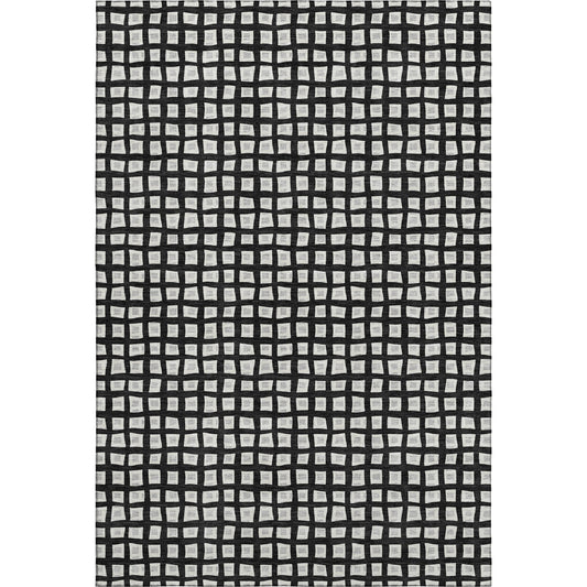 Dalyn Rugs The Reserve  Black  Geometric