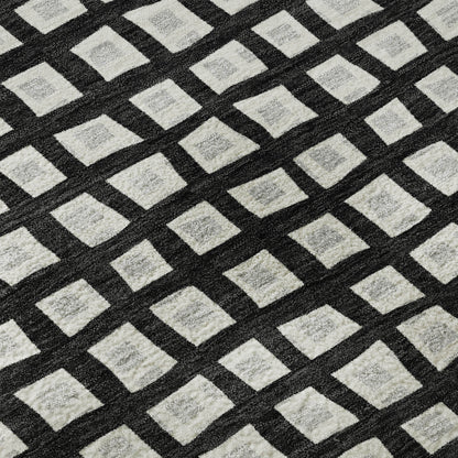 Dalyn Rugs The Reserve  Black  Geometric
