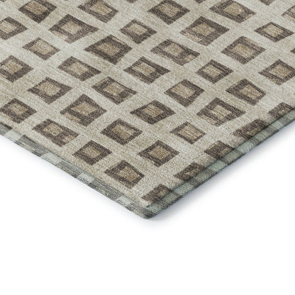 Dalyn Rugs The Reserve  Brown  Geometric