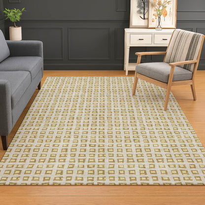 Dalyn Rugs The Reserve  Gold  Geometric
