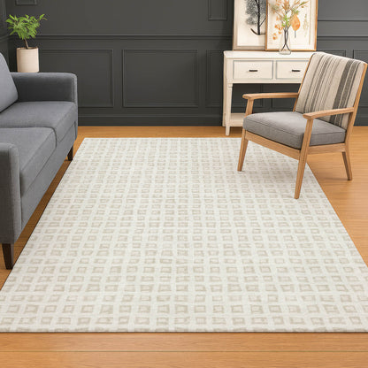 Dalyn Rugs The Reserve  Ivory  Geometric