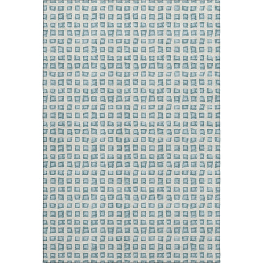 Dalyn Rugs The Reserve  Teal  Geometric