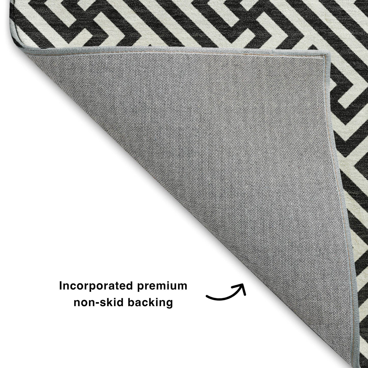 Dalyn Rugs The Reserve  Black  Geometric