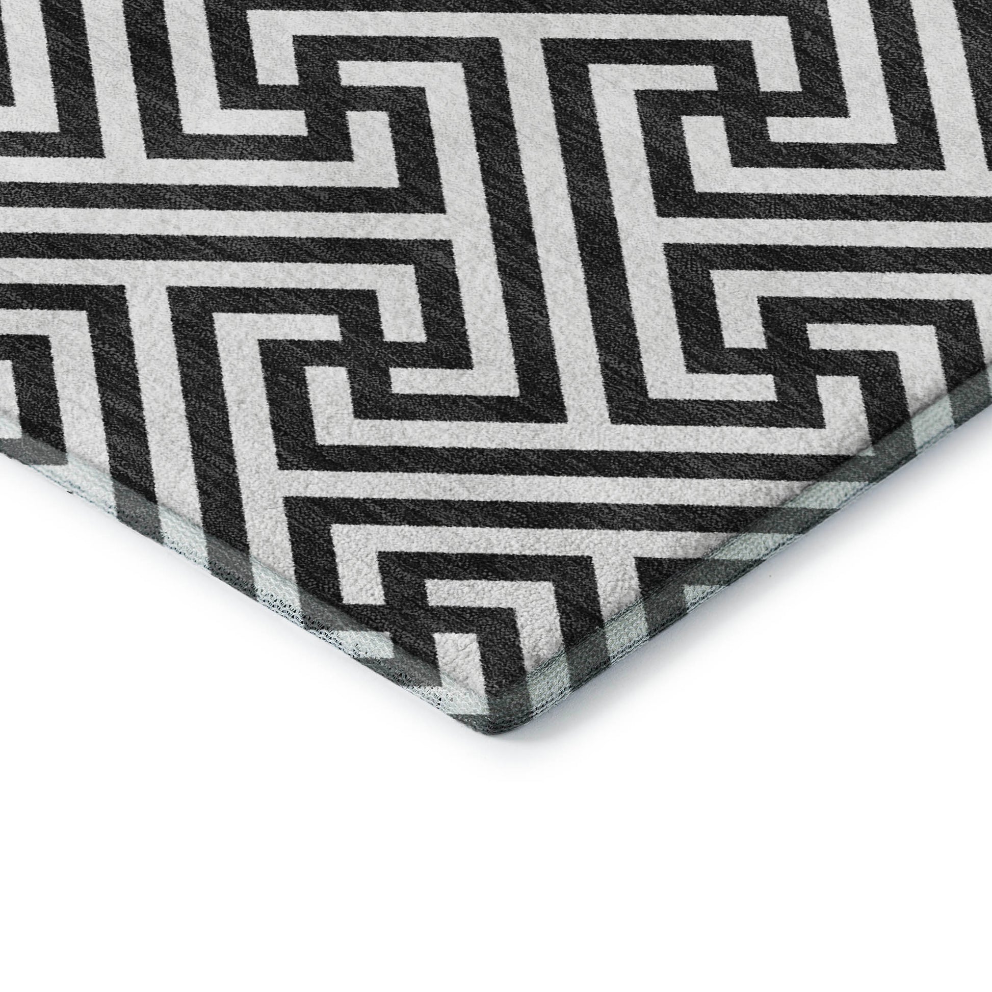 Dalyn Rugs The Reserve  Black  Geometric