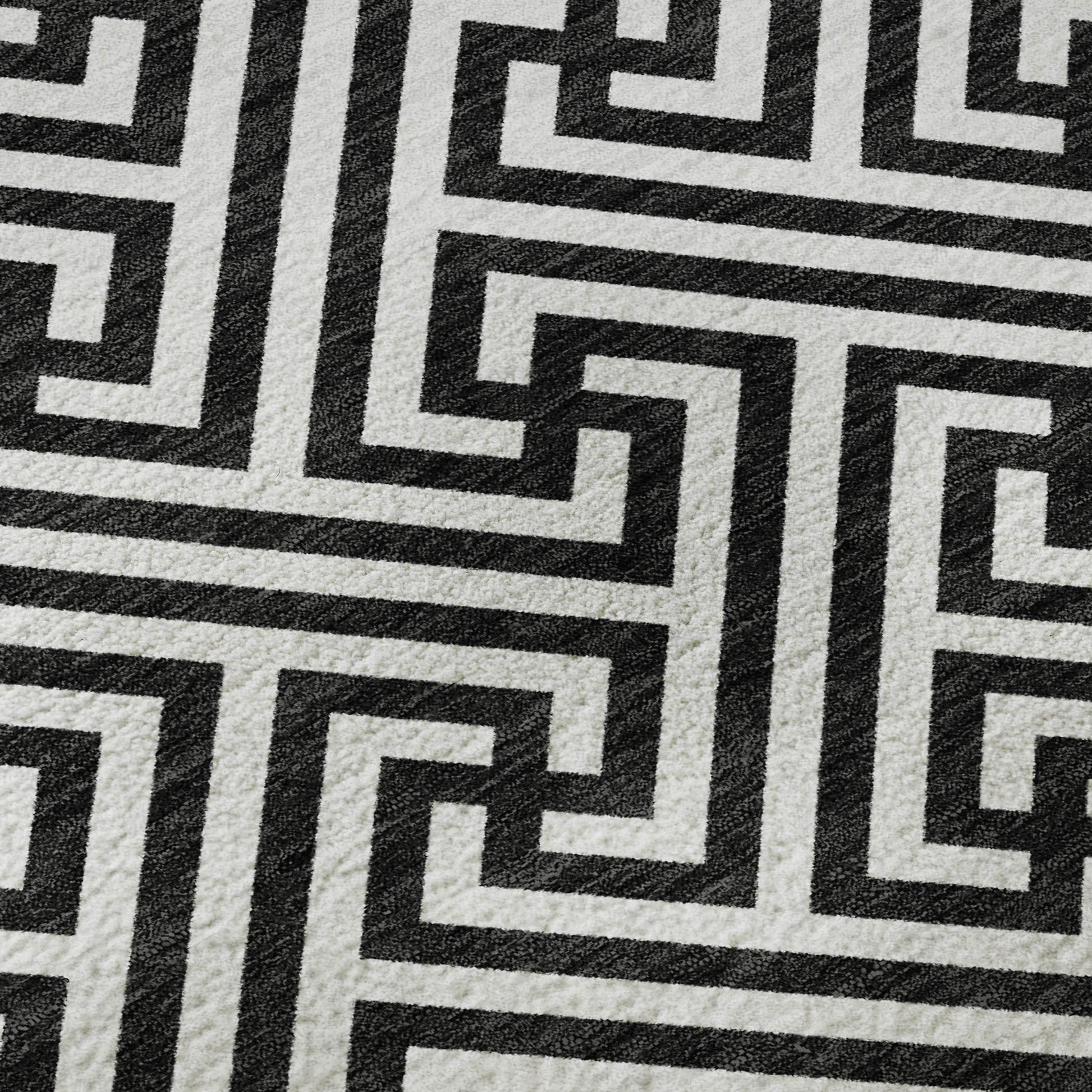 Dalyn Rugs The Reserve  Black  Geometric
