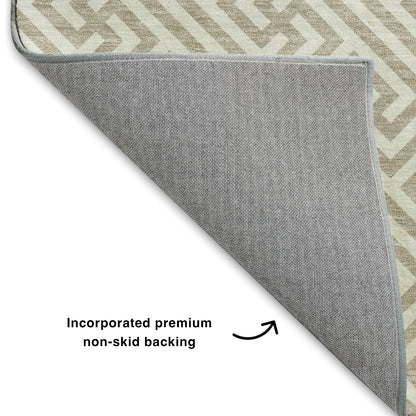 Dalyn Rugs The Reserve  Flax  Geometric