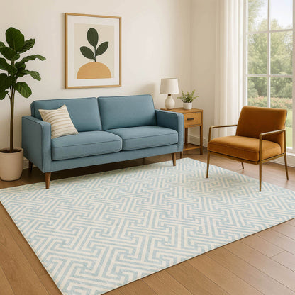 Dalyn Rugs The Reserve  Sky  Geometric
