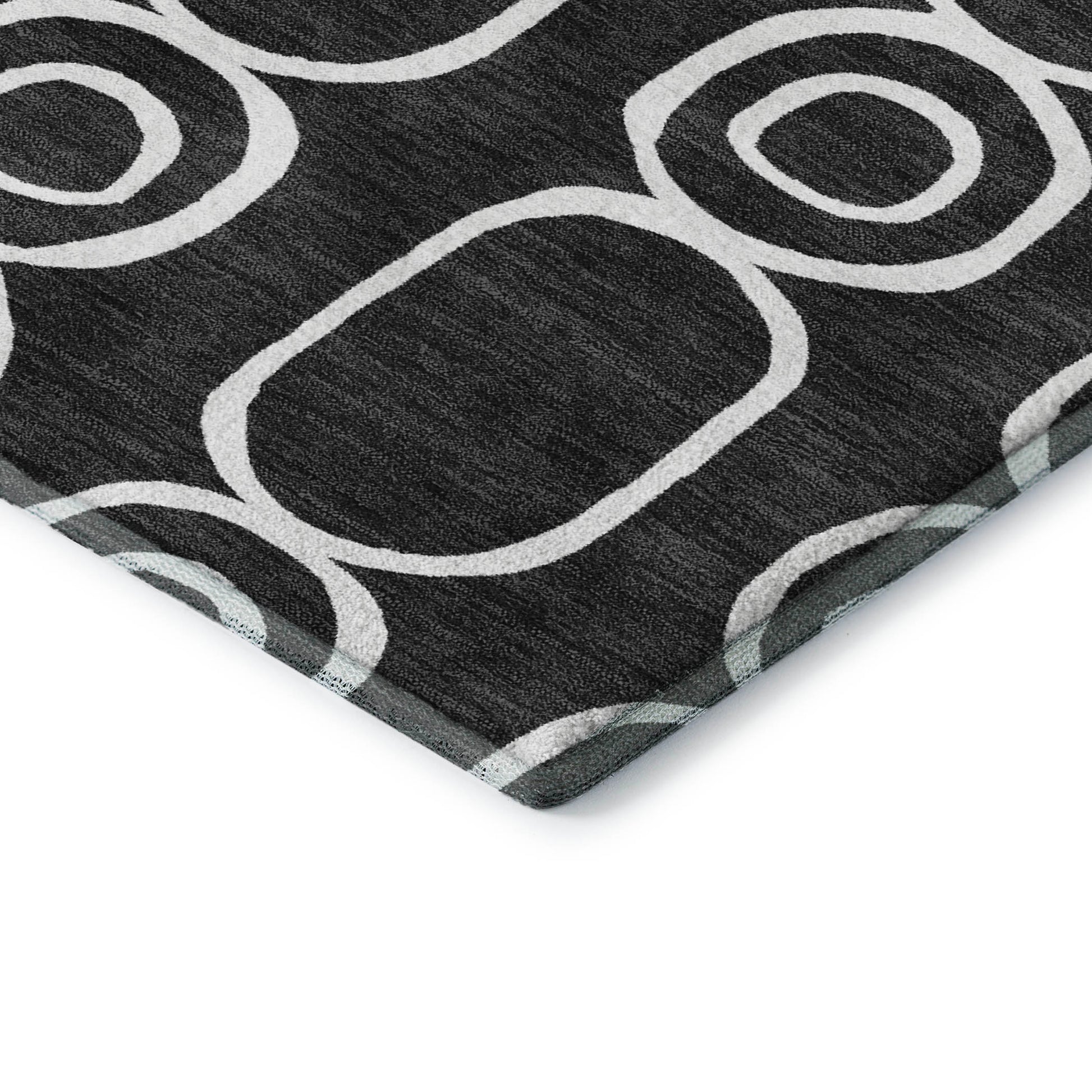 Dalyn Rugs The Reserve  Black  Geometric
