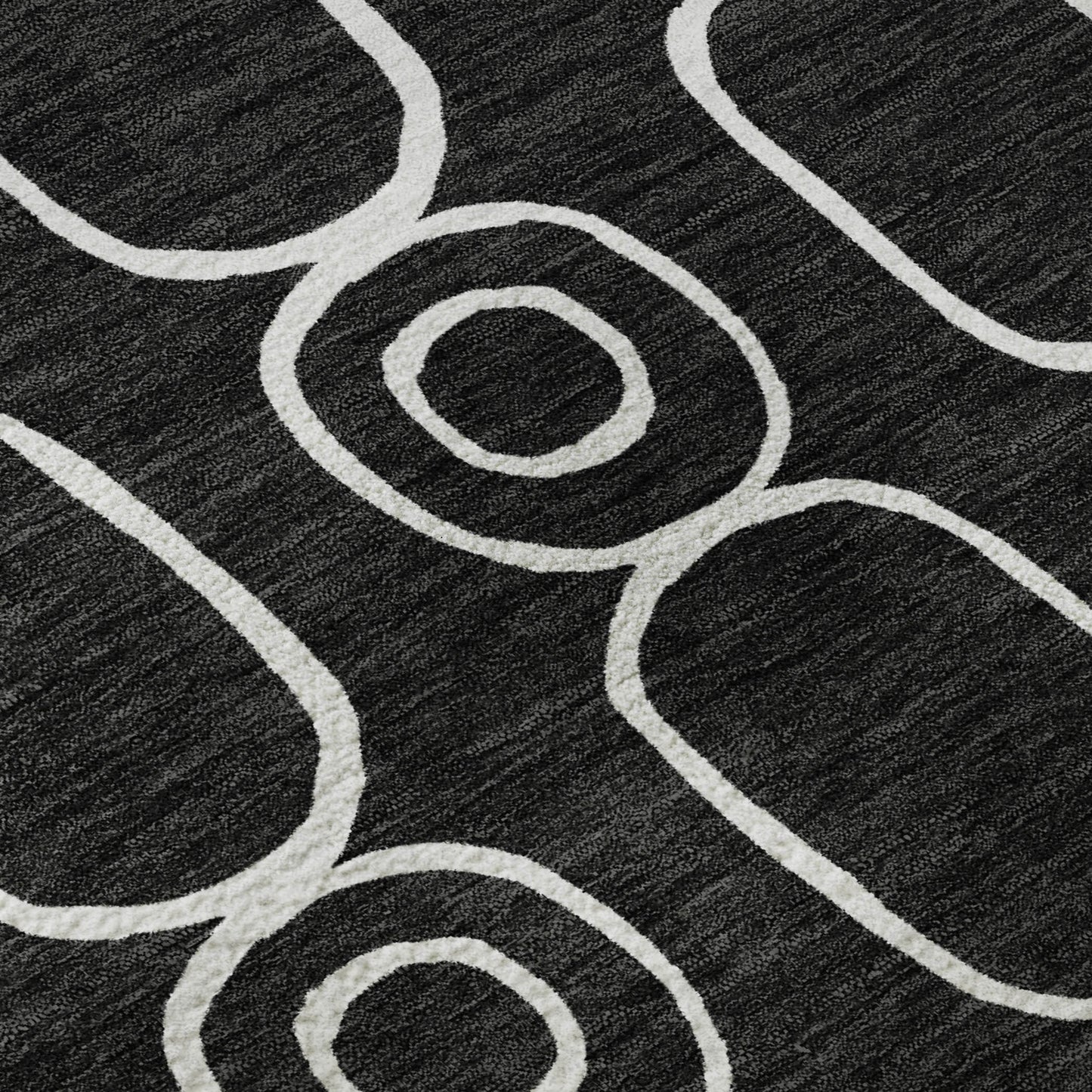 Dalyn Rugs The Reserve  Black  Geometric