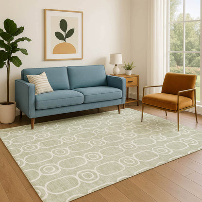Dalyn Rugs The Reserve  Celery  Geometric