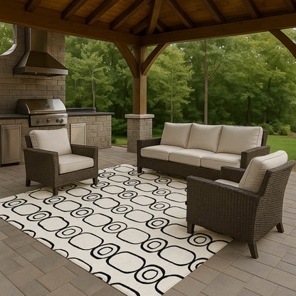 Dalyn Rugs The Reserve  Ivory  Geometric