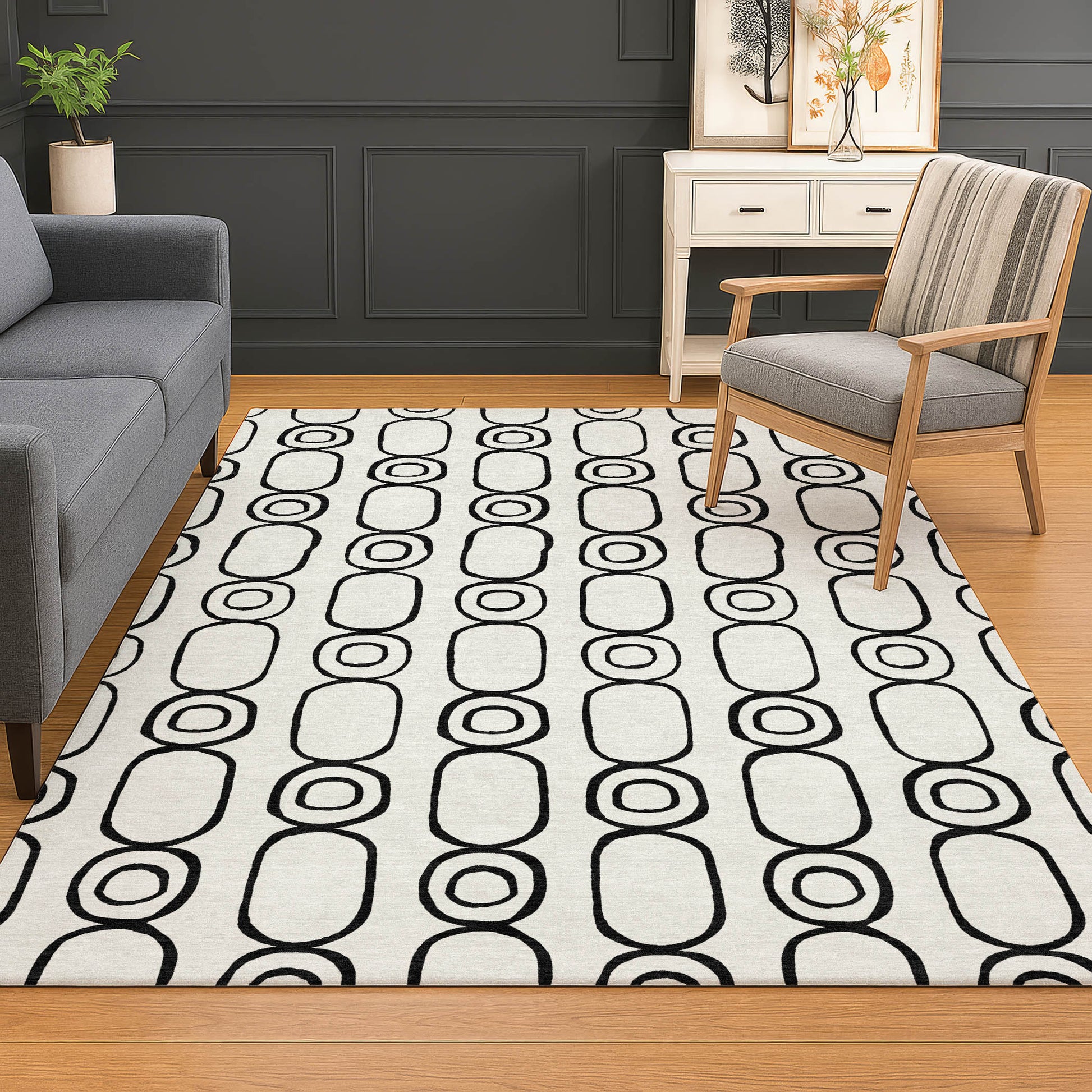 Dalyn Rugs The Reserve  Ivory  Geometric