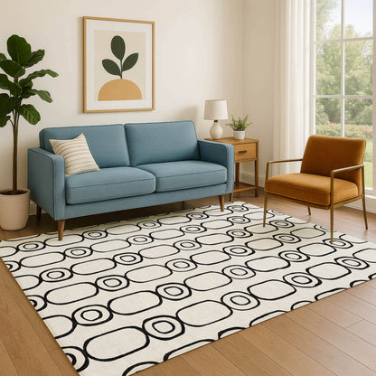 Dalyn Rugs The Reserve  Ivory  Geometric