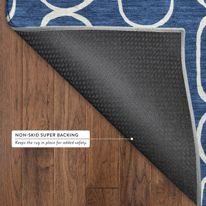 Dalyn Rugs The Reserve  Navy  Geometric