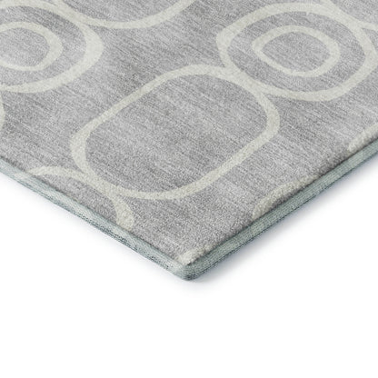 Dalyn Rugs The Reserve  Silver  Geometric