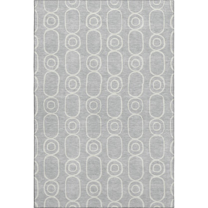 Dalyn Rugs The Reserve  Silver  Geometric
