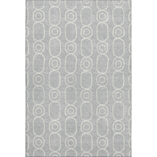 Dalyn Rugs The Reserve  Silver  Geometric