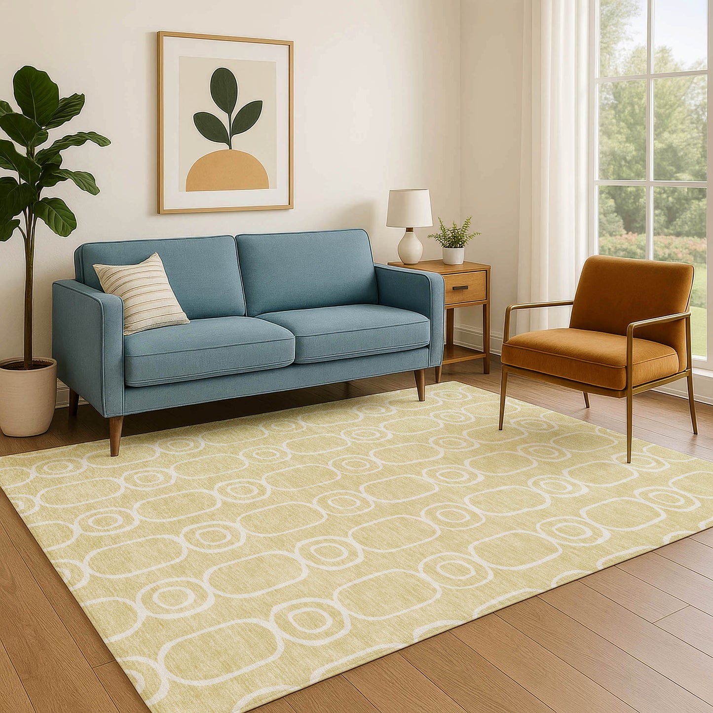 Dalyn Rugs The Reserve  Wheat  Geometric