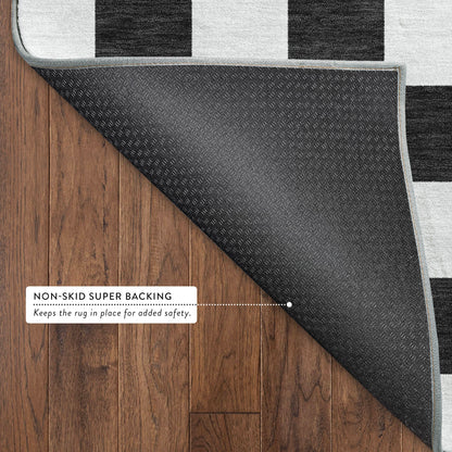 Dalyn Rugs The Reserve  Black  Geometric