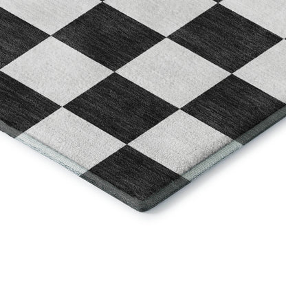 Dalyn Rugs The Reserve  Black  Geometric