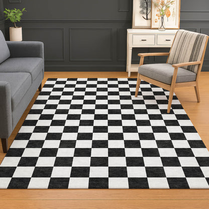 Dalyn Rugs The Reserve  Black  Geometric