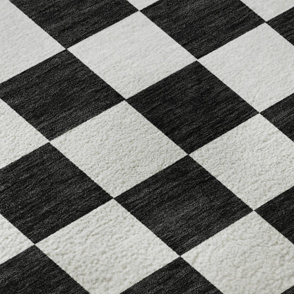 Dalyn Rugs The Reserve  Black  Geometric