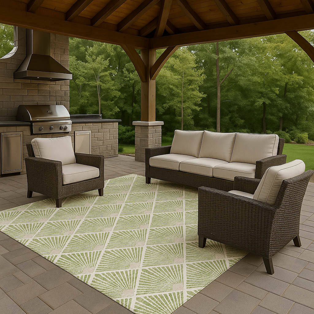Dalyn Rugs The Reserve  Aloe  Geometric