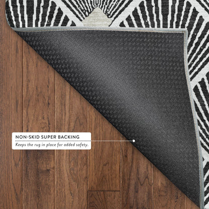Dalyn Rugs The Reserve  Black  Geometric