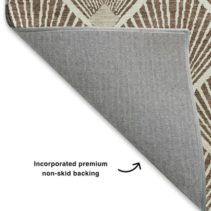 Dalyn Rugs The Reserve  Brown  Geometric