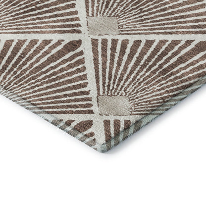Dalyn Rugs The Reserve  Brown  Geometric