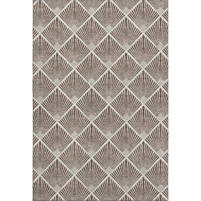 Dalyn Rugs The Reserve  Brown  Geometric